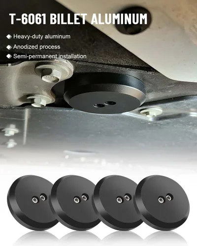 Miniatura 3 de Samman Corvette Jack Pucks - Adaptador de aluminio compatible con Chevrolet Corvette C5 C6 C7 C8, almohadillas de elevación sin enjuague compatibles