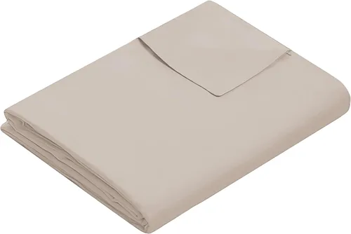 Weighted Idea Funda de edredón extraíble de 48 x 72 pulgadas para manta con peso (suave y tela, color gris leche de almendra)