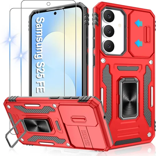 Miniatura 189 de Gritup para Samsung Galaxy S22 Funda con protectores de pantalla HD de 2 paquetes y cubierta deslizante para la cámara, protección contra caídas