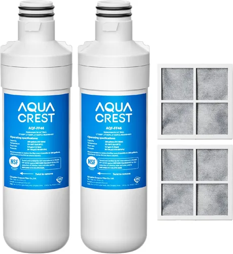 Miniatura 11 de AQUA CREST LT1000PC ADQ747935 MDJ64844601 Filtro de agua para refrigerador certificado NSF, reemplazo para LG® LT1000P®, LT1000PCS, ADQ74793501