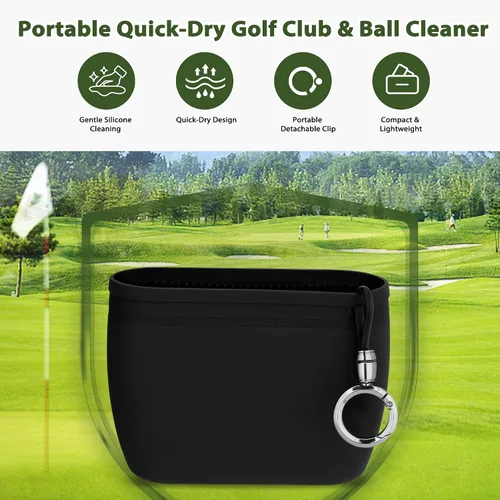 Miniatura 2 de MOSTY Golf Club & Ball Cleaner Bag,Durable Golf Club Cleaning Kit and Ball Washer Pouch,Club Cleaner for Golf Bag, Golf Gifts for Men Women Golfers