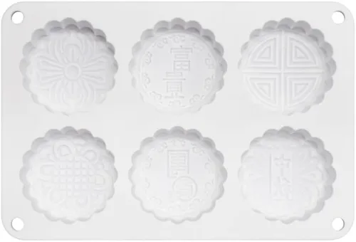 Miniatura 4 de Molde de silicona para pastel con 6 flores, molde de pan casero DIY, moldes de silicona para pastel, molde para pastel de luna, herramientas