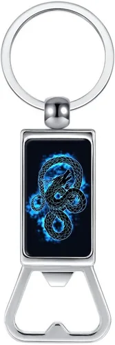 Miniatura 17 de WIRESTER Llavero de metal para abrebotellas, abridor de botellas de cerveza, llavero para cocina, bar, restaurante, fácil de transportar, mariposa
