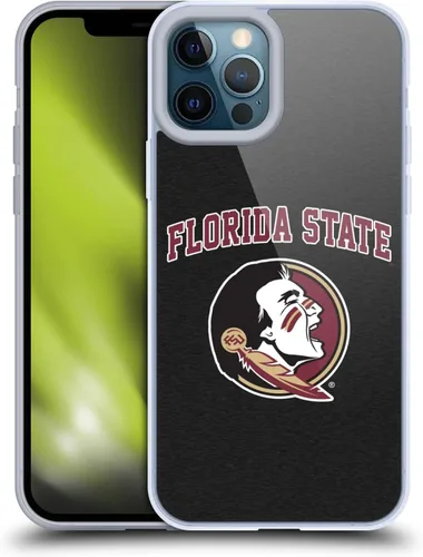 Miniatura 253 de Head Case Designs Funda de gel suave FSU Seminoles de la Universidad Estatal de Florida con licencia oficial compatible con Apple iPhone 13 Pro Max