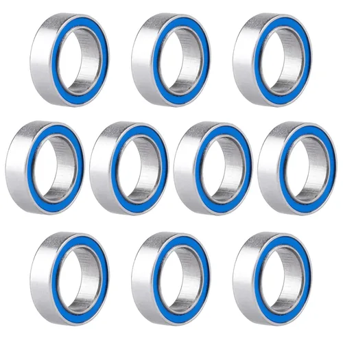 Rodamientos de bolas RC sellados de goma azul 0.315x0.472x0.138 in compatible con Traxxas 1/16 E-Revo VXL Slash 4WD Summit Reemplazo Parte 7020, 10