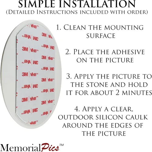 Miniatura 5 de Imagen de cerámica personalizada para lápida, placa conmemorativa de foto de porcelana personalizada para lápidas, decoración de tumbas impermeable