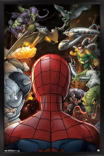 Miniatura 5 de Trends International Marvel Comics - Póster de pared de Spider-Man - Villains, 22.375 x 34 pulgadas, versión premium sin marco