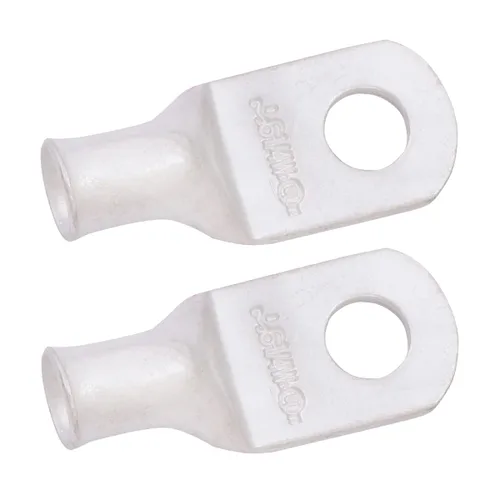 Miniatura 58 de SELTERM 5 piezas terminales de cable de cobre estañado 1/0 AWG perno de 1/2", extremos de cable de batería, terminales de anillo, conectores