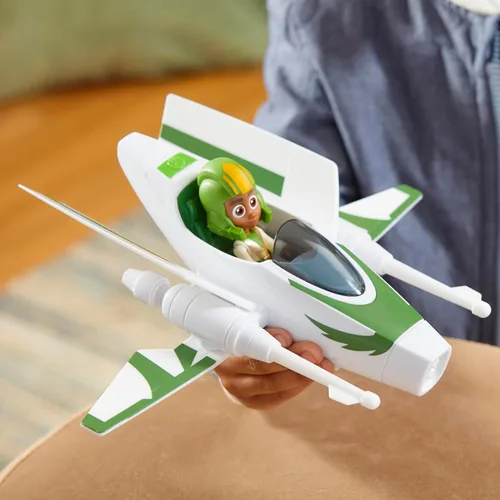 Miniatura 4 de Star Wars: Young Jedi Adventures Jedi Pilot Kai Brightstar, figura de acción a escala de 4 pulgadas, juguetes, juguetes preescolares para niños