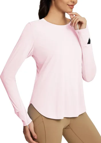 Miniatura 86 de BALEAF - Camisetas de sol de manga larga para mujer, con FPU 50+, para senderismo, ligeras, de secado rápido, protección contra rayos ultravioleta