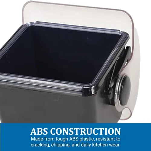 Miniatura 3 de San Jamar Soporte para condimentos de mini cúpula refrigerable con tapa de cúpula para cocina, bar y restaurantes, plástico, 1 cuarto de galón