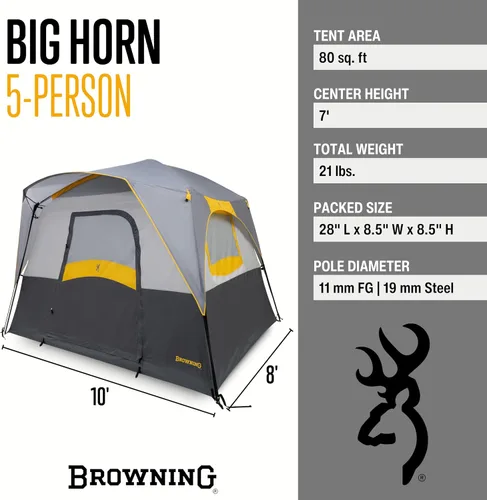 Miniatura 11 de Browning tents Big Horn Tent - Updated