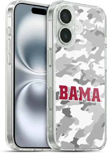 Miniatura 149 de Head Case Designs Funda de gel suave con licencia oficial de la Universidad de Alabama UA Collage compatible con Apple iPhone 13 Pro Max