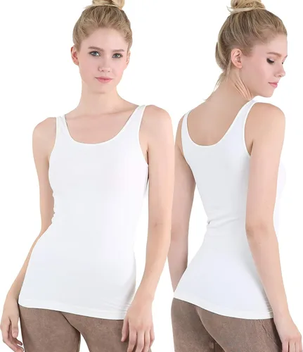 Miniatura 27 de NIKIBIKI Playera sin costuras clásica premium para mujer, fabricada en EE. UU., talla única