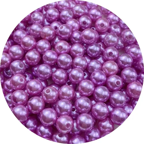 Miniatura 31 de Pinhoollgo 800pcs Pearl Beads 6mm Round Pearl Beads with Hole for DIY Bracelet Necklace Jewelry Making Supplies Handmade Craft(White)