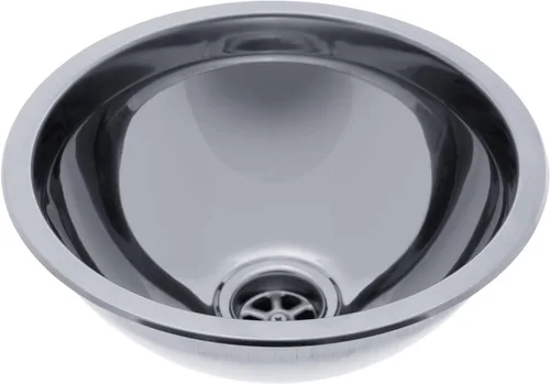 Miniatura 10 de AMBASSADOR MARINE GRADE 304 Fregadero de media esfera de acero inoxidable, 11-1/2 pulgadas de diámetro. x 4 1/2 pulgadas de profundidad, acabado