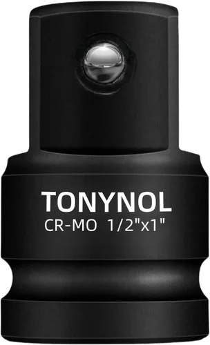 Miniatura 7 de TONYNOL Adaptador de Dado de Impacto 1" F a 1/2" M, Acero Cr-Mo, Mejora las Conversiones de Atornillador de Impacto, Para Uso Automotriz