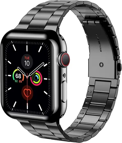 Miniatura 3 de Wolait Compatible con Apple Watch Band de 1.929 in 1.811 in 1.772 in 1.732 in 1.654 in 1.496 in 1.575 in 1.614 in, correas de acero inoxidable