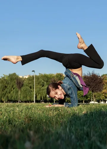 Miniatura 5 de BALEAF Leggings acampanados para niñas, cintura alta, corte de bota, pantalones de yoga y danza, leggings con bolsillos