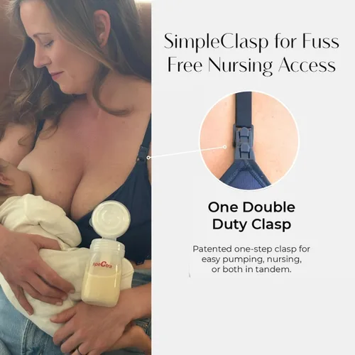 Miniatura 7 de Supermom Silhouette with Light Fixed Pads, Pumping Bra Hands Free, Adjustable Pumping & Nursing Bra for All Breast Pumps