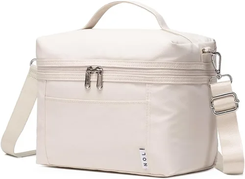 Miniatura 56 de NOL Natural Organic Lifestyle - Loncheras aisladas para mujer, bolsa enfriadora, ligera, de nailon, impermeable, para el trabajo