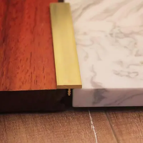Miniatura 7 de Tira de transición de suelo de moldura en T, de latón, para puertas de alfombra a azulejo, cubierta de costura de cincha, impermeable y cortable
