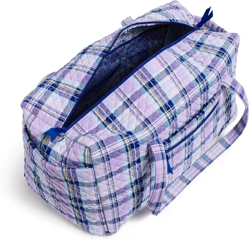 Miniatura 3 de Vera Bradley Bolsa de viaje grande de algodón para mujer