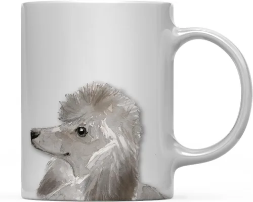 Miniatura 56 de Andaz Press Taza de café personalizada de 11 onzas para perro, Shih Tzu Shorter Haired Up Close, paquete de 1 Shih Tzu pelo más corto personalizado