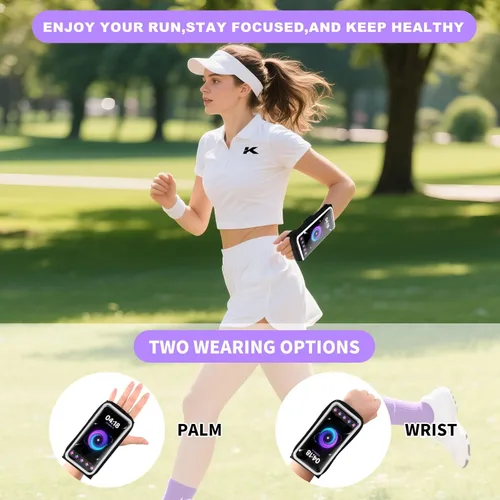 Miniatura 2 de Brazalete deportivo reflectante ajustable y banda de antebrazo para iPhone 17/16/15/14/13 Pro Max, Samsung Galaxy S23/S22, hasta 7 pulgadas, soporte