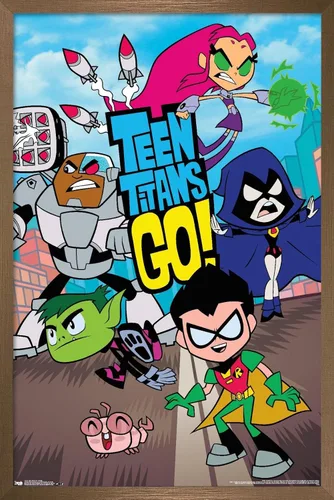 Miniatura 10 de DC Comics Teen Titans Go! - Póster de pared grupal, 22.4 pulgadas de largo x 14.7 pulgadas de ancho, versión premium sin marco