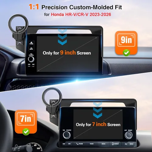 Miniatura 2 de pop-tech Soporte de teléfono de coche para Honda CR-V HR-V 2023 2024 2025 2026: para soporte magnético MagSafe de teléfono celular para accesorios