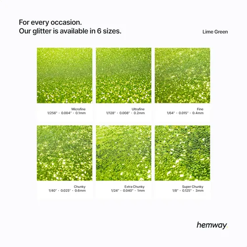 Miniatura 77 de Hemway - Purpurina para resina 100g, cristales metálicos plateados, copos súper gruesos para vasos de epoxi, cera de fusión