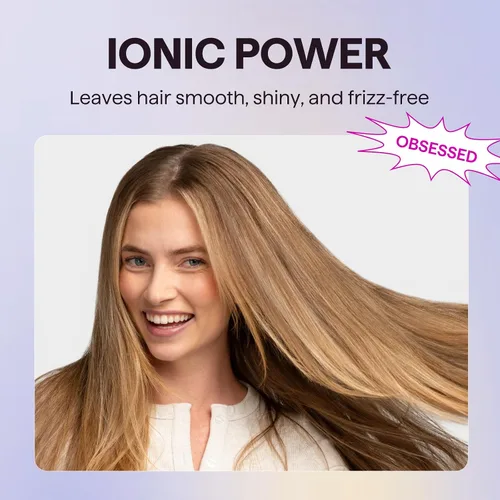 Miniatura 6 de Secador de pelo Wavytalk con difusor, secador iónico soplado para cabello rizado con peine, secador de 1875 W de secado rápido con tecnología