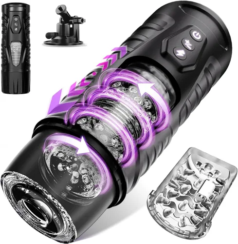 Miniatura 13 de Pussy Pocket,Male Self Masterburbatar Hands Free Life Size Silicone Blowjobob Machine for Man Mens Masterbuters Masturebor Adult Toy Realistic