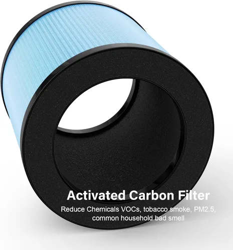 Miniatura 5 de OFICIAL MJ002H Filtro de repuesto para purificador de aire POMORON MJ002H/MGK21J02, en comparación con la parte #MJ002H-RF, paquete de 2