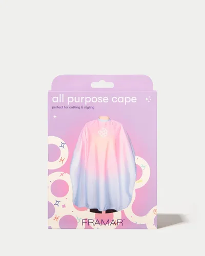 Miniatura 7 de FRAMAR Capa de salón con cobertura de color – Capa para cabello con cierre de presión y pecho goma, para teñido del cabello, suministros