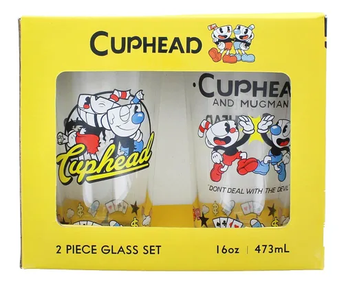 Miniatura 2 de SET Vaso de pinta Cuphead y Mugman