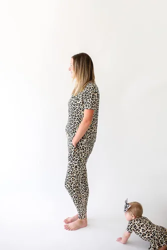 Miniatura 2 de Pijamas Posh Peanut de 2 piezas viscosa suave de bambú ropa de cama pijamas para adulto