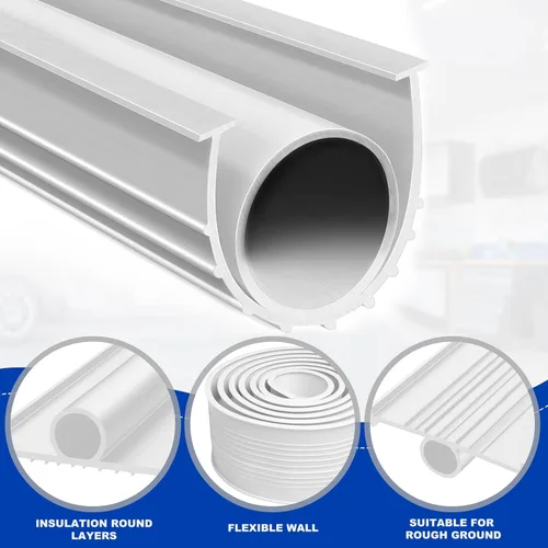 Miniatura 2 de DGSL - Tiras de sellado para puerta de garaje inferior de goma impermeable, universal, resistente a la intemperie, para sellado de umbral, tira