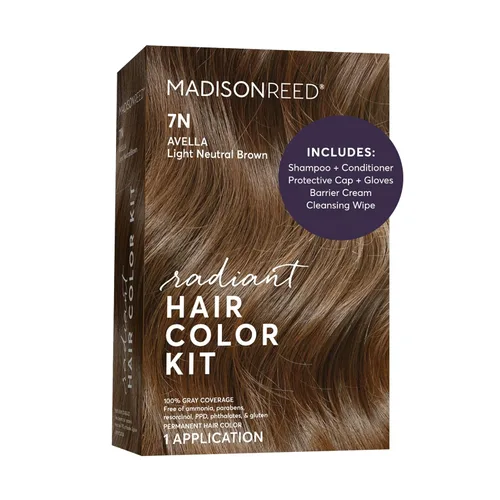 Miniatura 68 de Madison Reed - Kit de color de cabello radiante, tinte permanente para el cabello, 100 % cobertura de canas, sin amoníaco, castaño Catania 5NGM