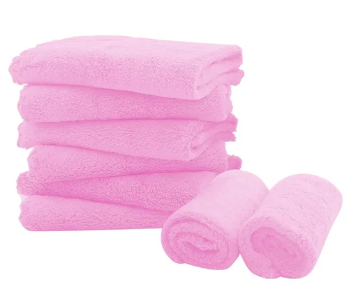 Miniatura 28 de Paquete de 8 pañitos grandes para bebés, de 20 por 10 pulgadas, son ultra absorbentes, se pueden lavar a mano, ideales para recién nacidos, toalla
