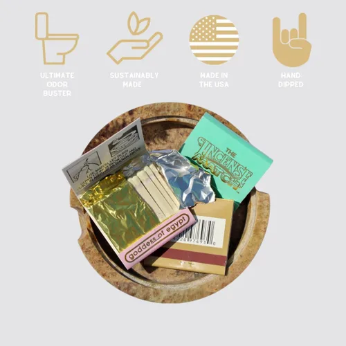 Miniatura 2 de Set de 16 cajas con fósforos de incienso - Una caja de cada uno de los aromas disponibles