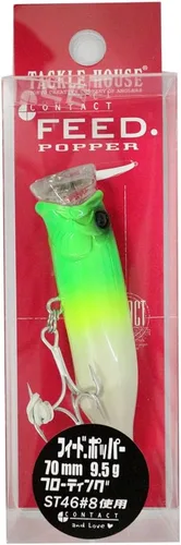 Miniatura 66 de TACKLE HOUSE Feed Popper 175, Señuelos de pesca de atún de agua salada, Topwater, GT, Bonito, Yellowtail, Yellowfin, Atún rojo, flotante