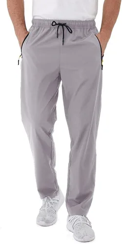 Miniatura 12 de Rapoo Pantalones ligeros para hombre con bolsillos con cremallera, secado rápido, pantalones deportivos de viaje para entrenamiento