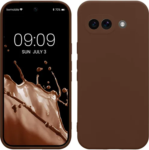 Miniatura 155 de kwmobile Funda compatible con Google Pixel 9 Pro - Funda protectora delgada de TPU para teléfono - Acabado mate suave - Negro mate