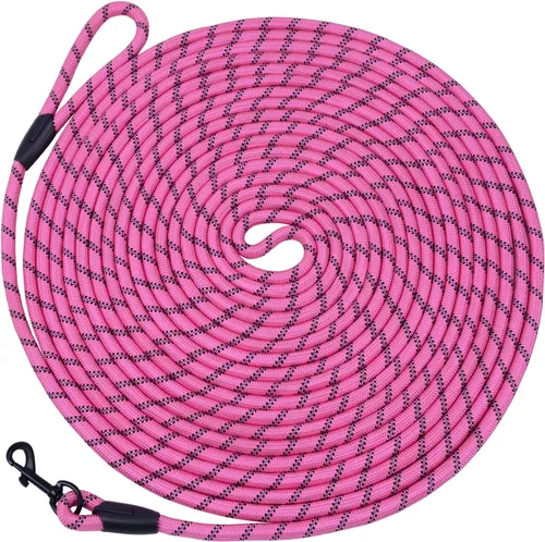 Miniatura 25 de Hi Kiss Correa de Entrenamiento de Obediencia y Agilidad para Perros/Cachorros - 15 pies 20 pies 30 pies 50 pies 100 pies - Ideal para Jugar