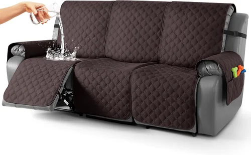 Miniatura 38 de TAOCOCO Fundas reclinables 100% impermeables, con correas para las piernas, funda de sofá reclinable reversible para silla reclinable, protector