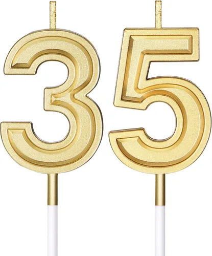 Miniatura 11 de Velas para pastel de cumpleaños número 11, velas con números de pastel, velas de feliz cumpleaños, decoración de adorno para pastel de cumpleaños