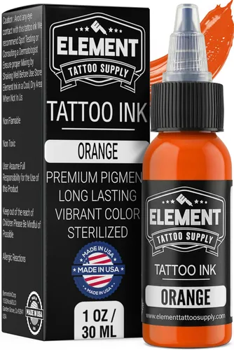 Miniatura 17 de Element Tattoo Supply - Tinta de tatuaje negra prémium - Tinta de tatuaje profesional y suministros para contorno, sombreado y mezcla - Tinta