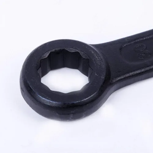 Miniatura 4 de Llave de anillo de 1.181 in Llave inglesa de extremo de caja de mango recto Llave métrica única